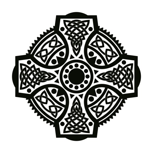 Celtic national cross Vector Image