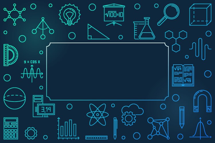 Mathematics Frame Vector Images (over 7,000)