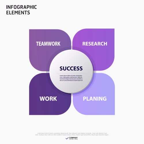 Business economy infographic elements vector image