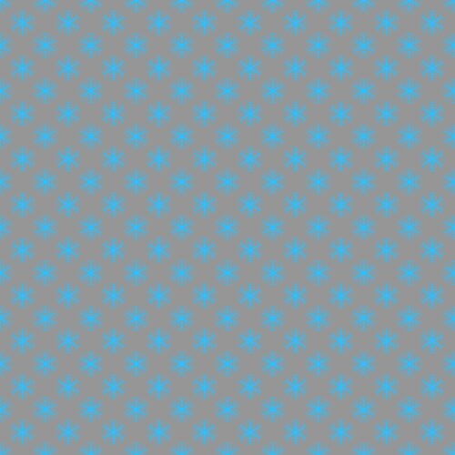 Simple repeating geometrical snowflake pattern vector image