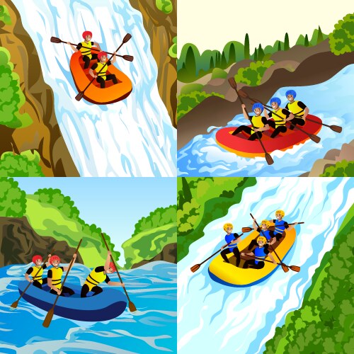 Raft Cartoon Wooden Vector Images (over 160)