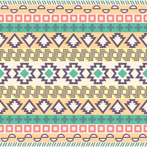 Tribal striped seamless pattern Royalty Free Vector Image