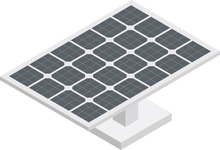 Solar Panel Isometric Icon – Royalty-Free Vector | VectorStock