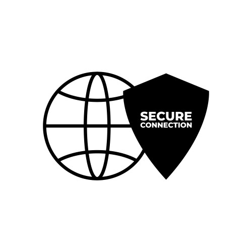 Ssl secure https certificate connection icon vector image