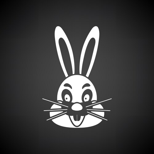 Rabbit animal neon sign Royalty Free Vector Image