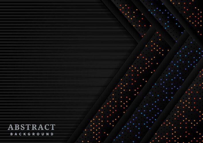Abstract overlap layer with geometric line shapes vector image