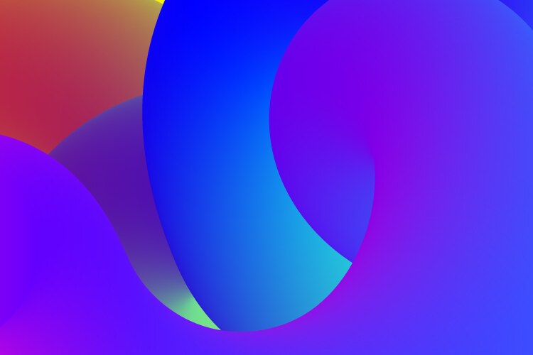 Abstract background with gradient line vector image