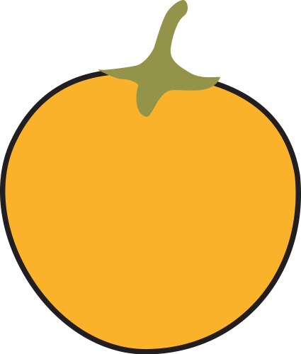 Colored passion fruit icon Royalty Free Vector Image