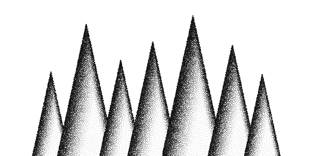 Mountain grain pattern background black noise Vector Image