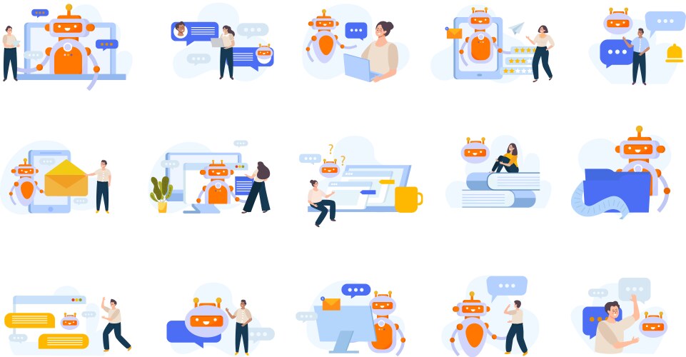 Chatbot Vector Images (over 12,000)