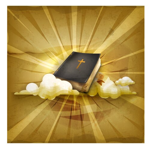 Bible old style Royalty Free Vector Image - VectorStock
