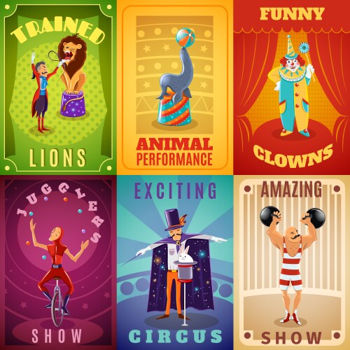 Circus Poster Vector Images (over 10,000)
