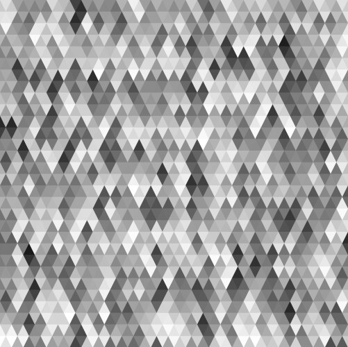 Abstract grey background with triangular pattern vector image