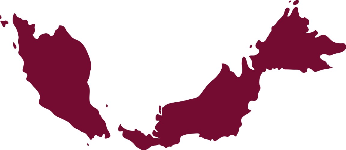 Map of malaysia Vector Image