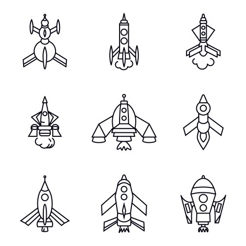 Peacock Icon Set - Minimalist Style – Royalty-Free Vector | VectorStock