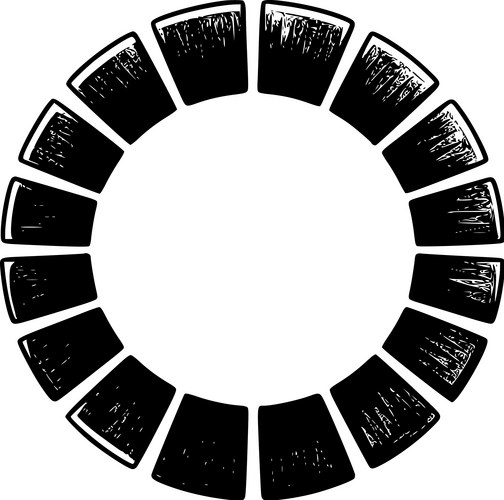 Progress Bar Icon - Circular – Royalty-Free Vector | VectorStock