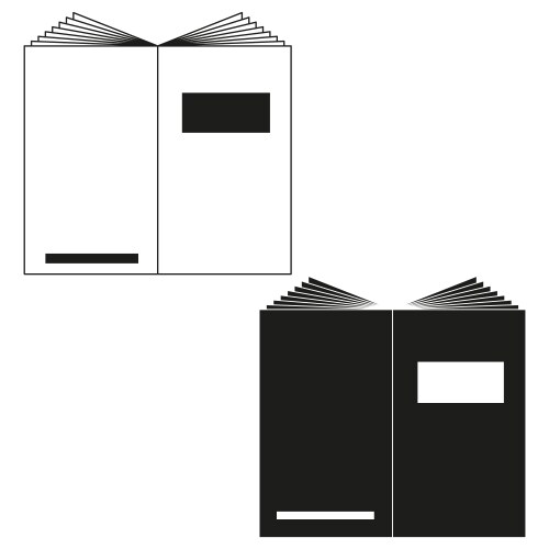 Folder icon storage document object file archive vector image