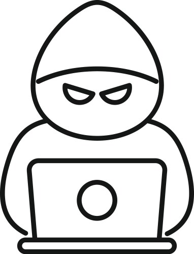 Black Hat Hacker Icon Vector Images (over 1,300)
