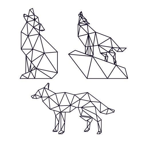 Low Poly Wolf Vector Images Over 310 Low Poly Wolf Vector Images Over 310