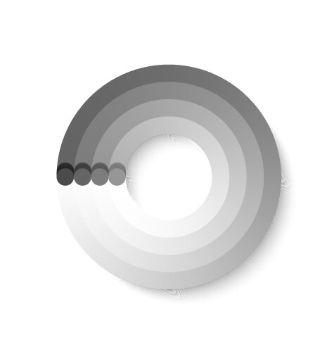 Abstract circular element suitable for custom web vector image