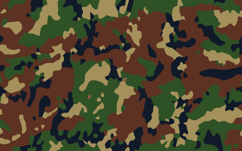 tropic forest camouflage graphic background vector