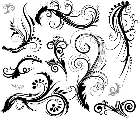 Design elements Vector Image