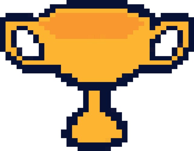 Trophy Pixel Art Vector Images (over 460)