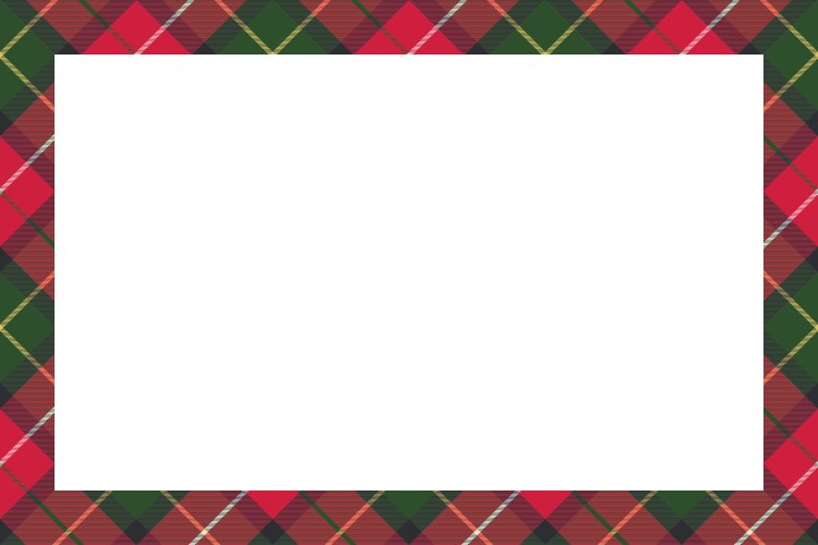 Rectangle borders and frames border pattern vector image