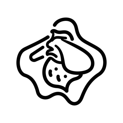 Hand gesture depicting an imaginary object Vector Image