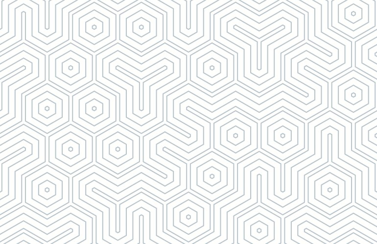 Seamless geometric pattern with hexagons and lines