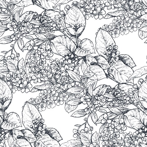 Collection hand drawn fresh lemon tree Royalty Free Vector