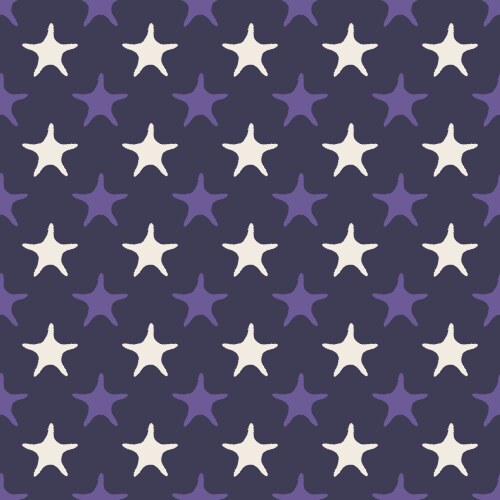 Gold star seamless pattern Royalty Free Vector Image