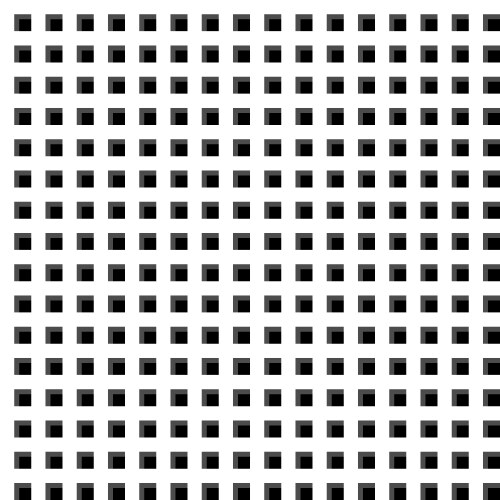 Basic grid mesh pattern with shadow seamlessly vector image