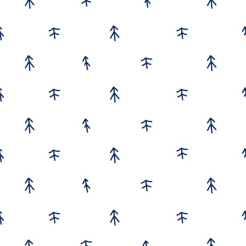 Draw seamless minimalistic patterns with christmas vektorbild