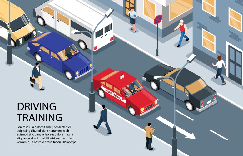 Safety driving sign Royalty Free Vector Image - VectorStock