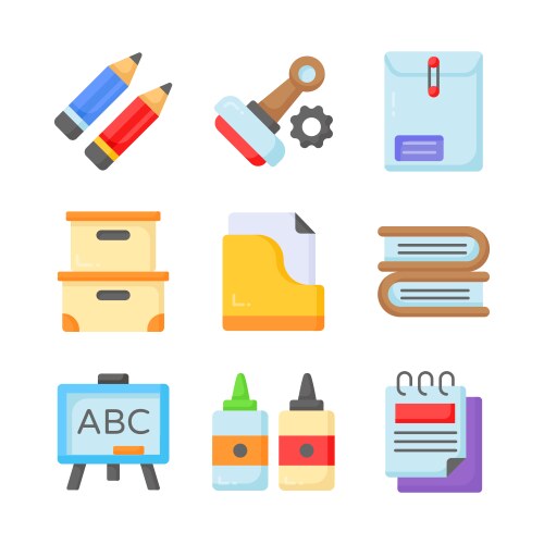 Offering an array of meticulously crafted tools vector image
