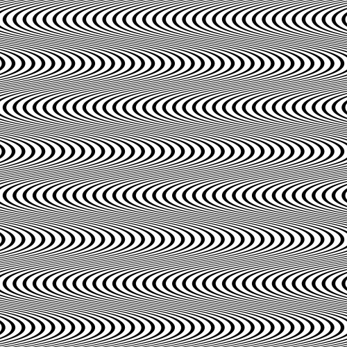 Abstract undulating lines background with dynamism vector image