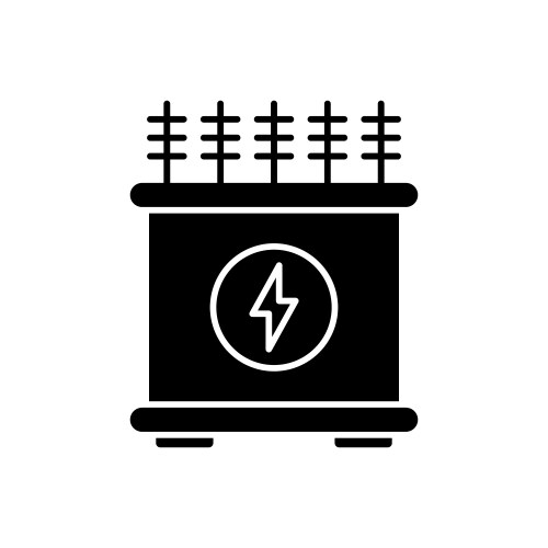 Transformer icon isolated on white background Vector Image
