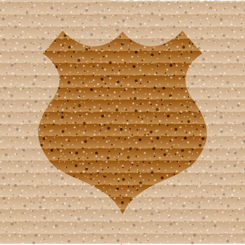 Shield flat modern web button and space for your vector image