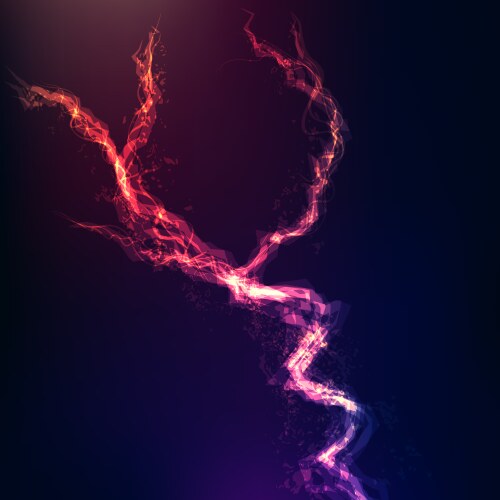 Red Lightning Abstract Background Royalty Free Vector Image