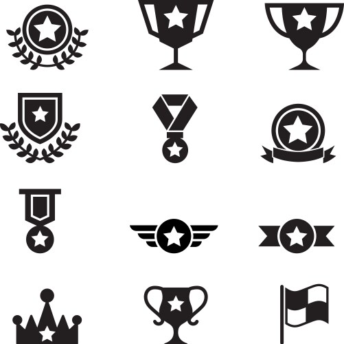 Winning icon vector image