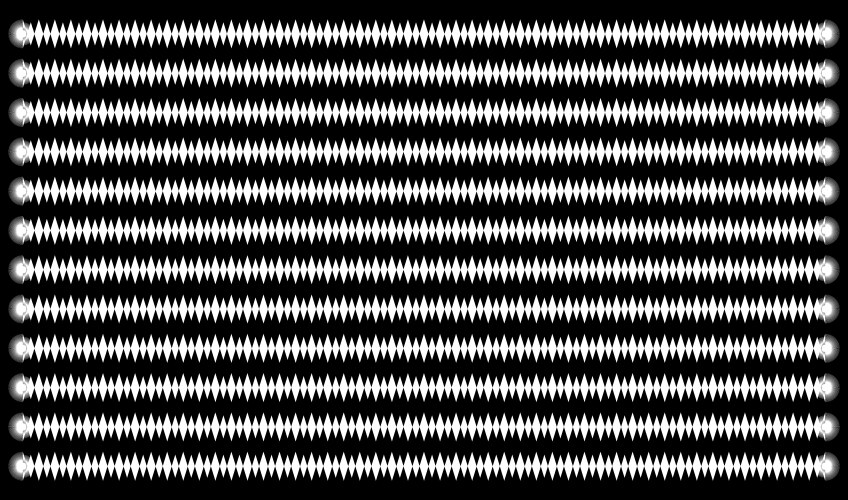 Zig-zag criss-cross edgy lines pattern element vektorbild
