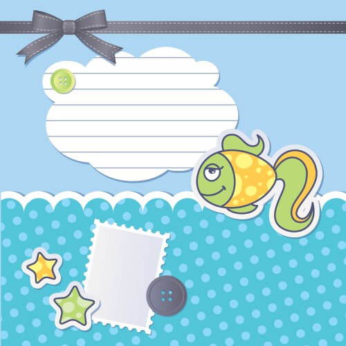 Scrapbook set Royalty Free Vector Image - VectorStock