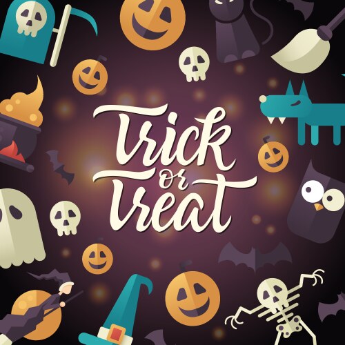 Halloween Party Poster vector image
