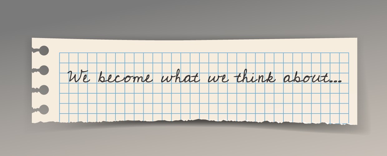 Note with text memo and notebook paper list vector image