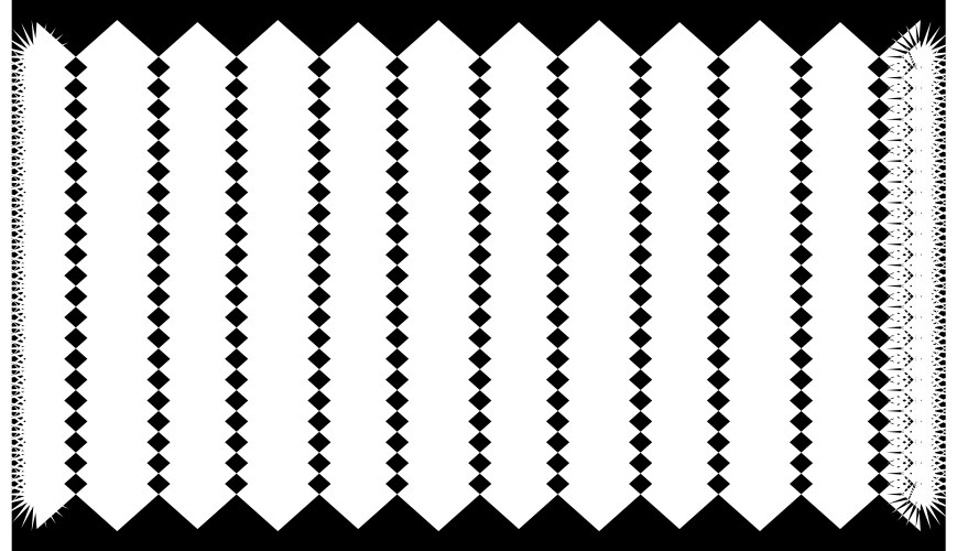 Zig-zag criss-cross edgy lines pattern element vektorbild