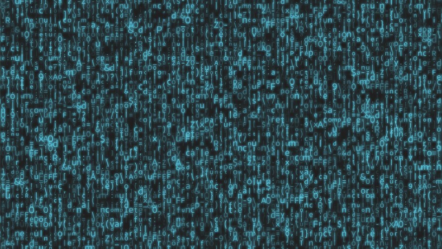 Abstract Coding Javascript vektorbild