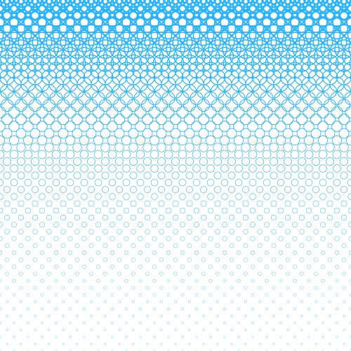 Abstract halftone circle pattern background vector image