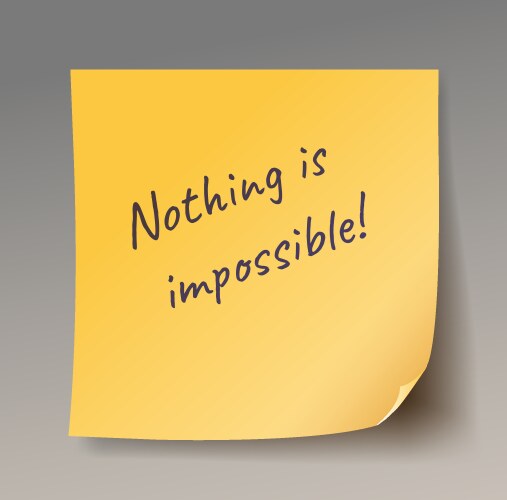 Note with text memo and notebook paper list vector image