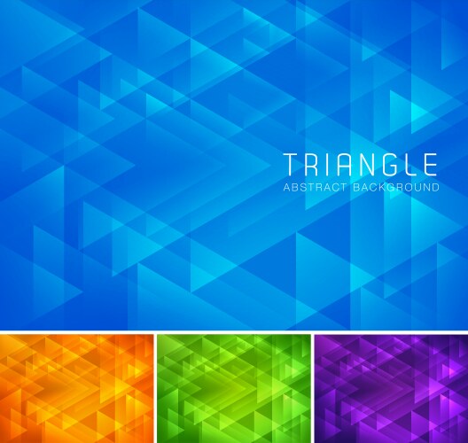 Abstract triangle background for your text Vector Image